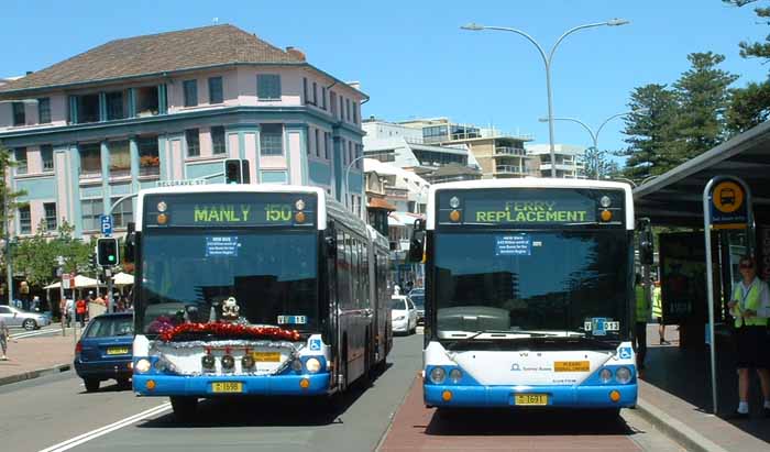 Sydney Buses Volvo B12BLEA Custom CB60 articulated bus 1698 & 1691